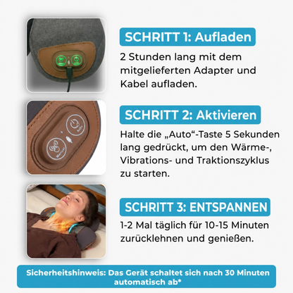 Cervafix™ 3-in-1 Nacken-Therapie-Kissen